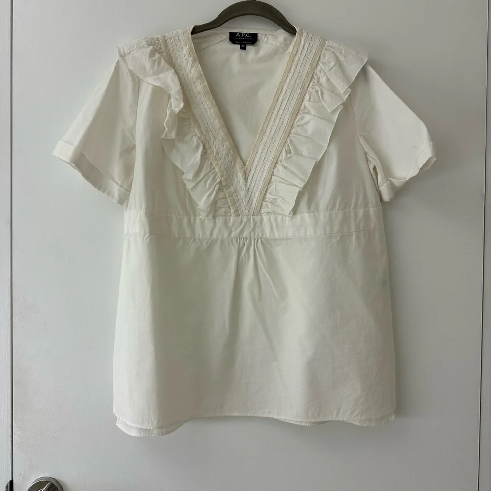 A.P.C. Erwin Ruffled blouse - Picture 2 of 4